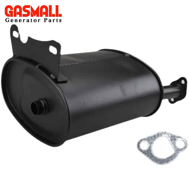 Gasoline generator accessories 2/3kw muffler/5/6.5/8kW 168/188F unit power exhaust pipe