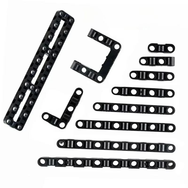 5pcs/lot Liftarm Perpendicular Holes Thick Classic Educational MOC Technological Bricks DIY Parts EV3 DIY Kid Toy