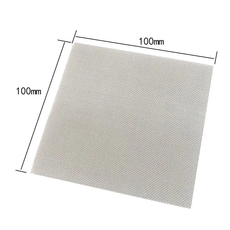 2pcs Miniature Metal Mesh Hole 0.1MM-0.5MM Fence Model for DIY Modeling Landscape/Gun-dam Kits/Cars/Railway/Building Kits/Decor