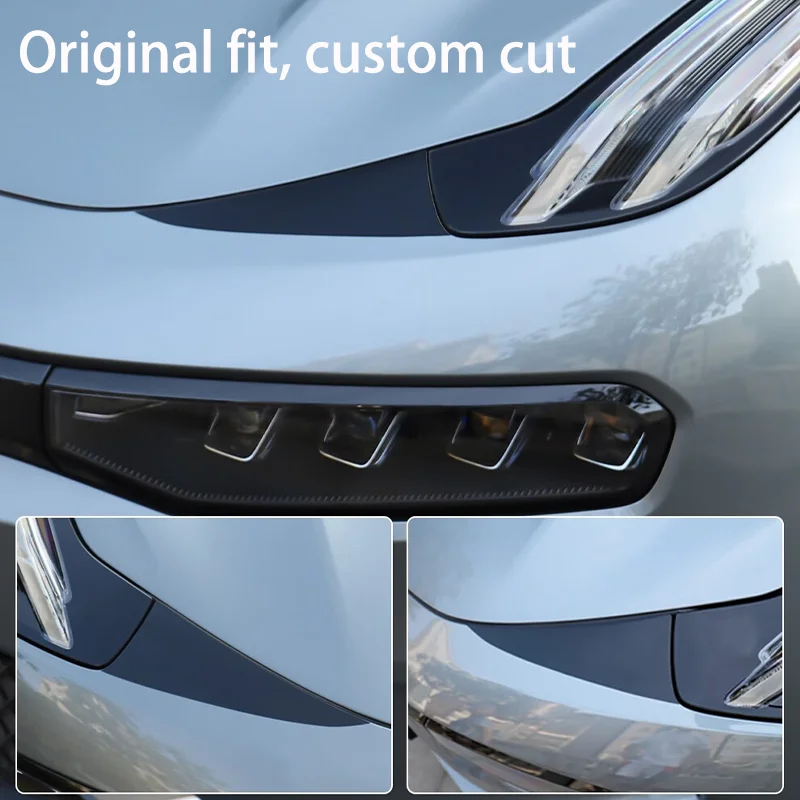 Zeekr 001 Car Sticker Accessories Car Headlight Eyebrow Sticker
