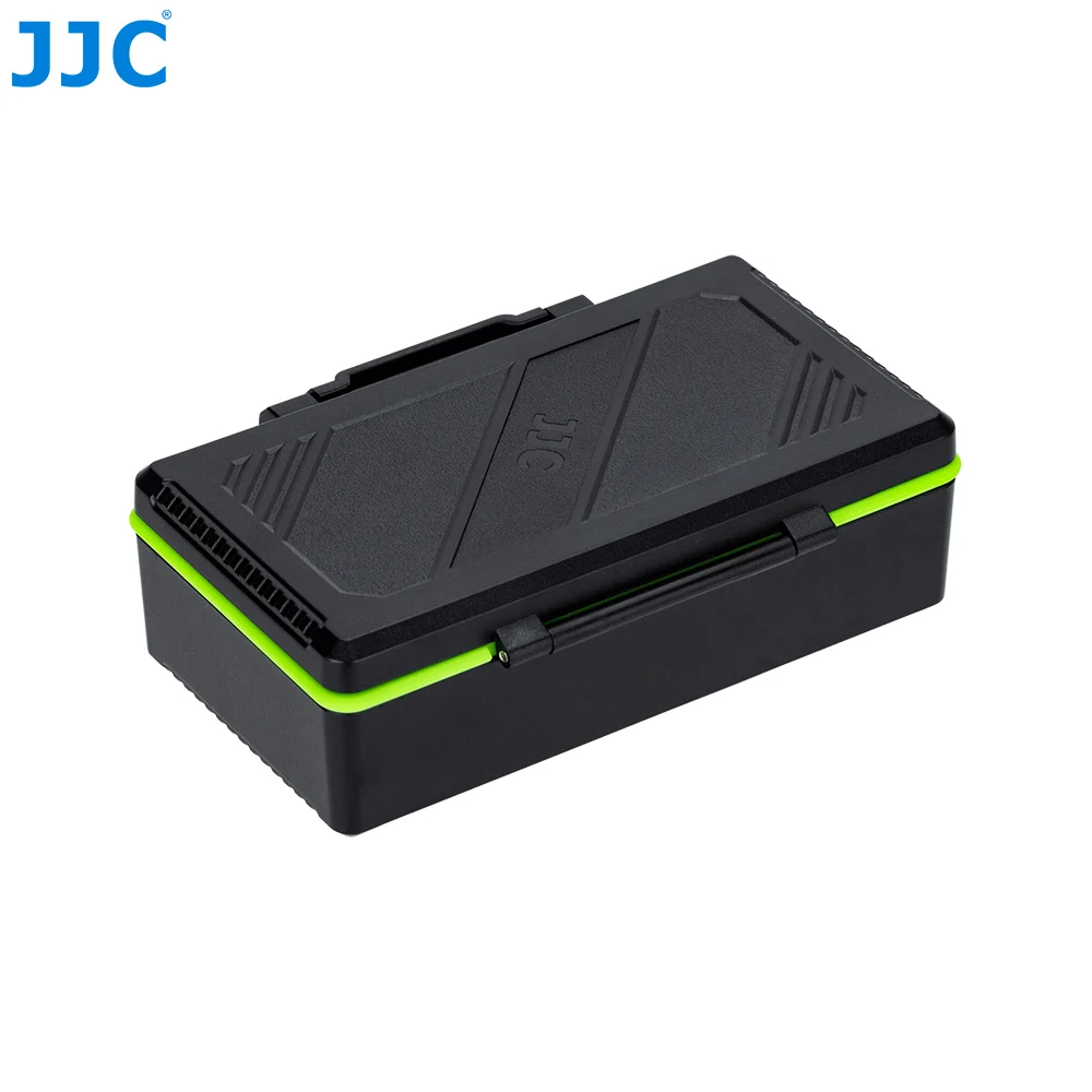 JJC 21 Slots 23A/ VA23GA/ A23/ MN21/ V23GA/ 27A/ VA27GA/ A2/ MN2/ V27GA Battery Organizer Case, Waterproof Hard Case Battery Box