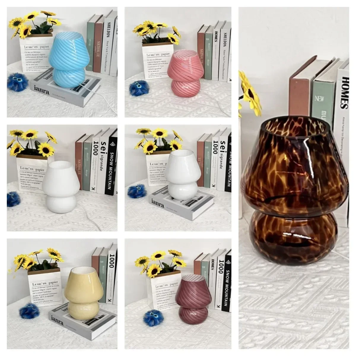 Bedroom Desk Lamp Retro Night Lamps Living Room Study Bedside Atmosphere Lighting Fixture