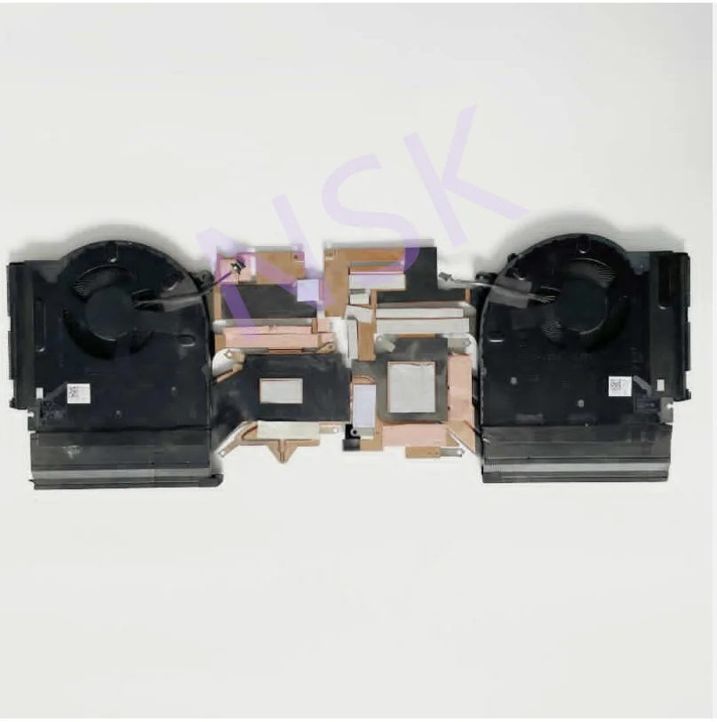 Original 073TYJ 73TYJ FOR DELL Alienware M17 R3 Black CPU Graphics Cooler Cooling Fan ﻿  100% Test OK