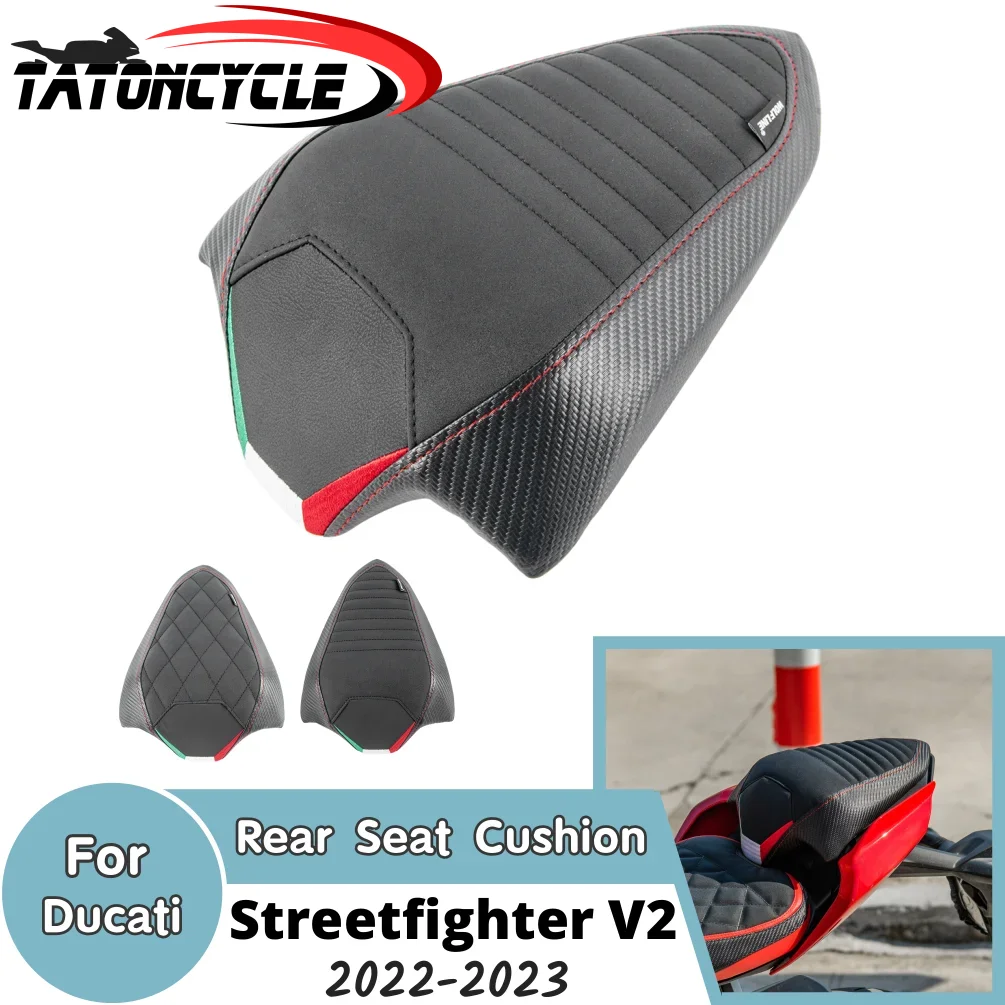 

For Ducati Streetfighter V2 2022 2023 V 2 Rear Seat Cushion Motorcycle Passenger Pillion Fairing Cowl Accessories