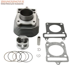 Scooter 51.5mm Cylinder Kit & Piston For Yamaha XC125 Cygnus125 1997-1999 Cygnus R 125cc 4T 2000-2003 Vino125 2V 4CW-E1310-10