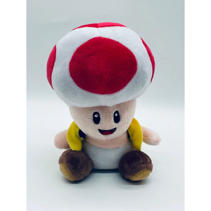

Super Marie Kawaii's Doll cute Toad Sitting posture mushroom man Small gift