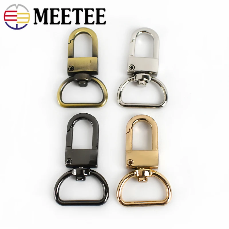 5/10/30Pcs 20mm Metal Bag Buckle Dog Collar Swivel Clasp Trigger Snap Hooks Key Chain Buckles Hanger DIY Sewing Accessories