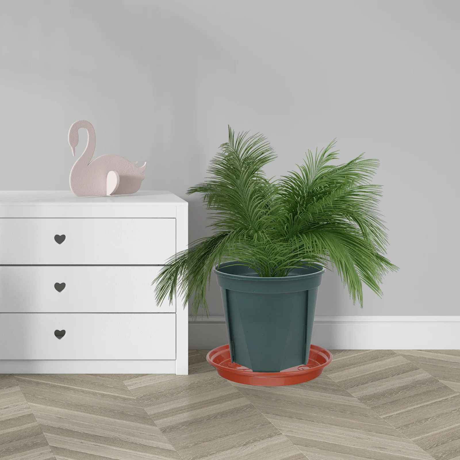 

20 шт. утолщенные пластиковые подносы для цветочных горшков, водонепроницаемые для внутреннего и наружного сада, основа для растений в горшках, садовые аксессуары