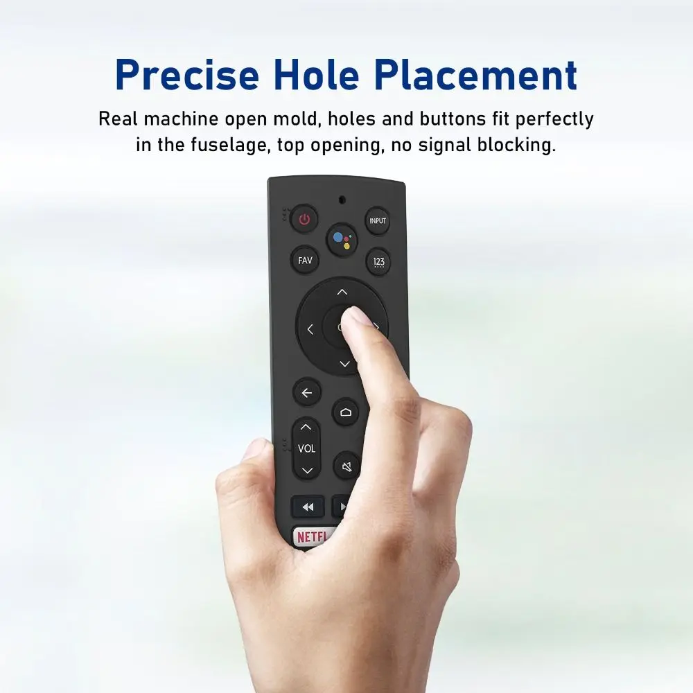 Silicone TV Remote Controller Cover Simple Washable Soft Shell Shockproof Household Protector for Hisense ERF3F80H ZDB1210320