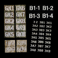 Seal Call Sign Patch GK1 to GK10 seal paging number chapter MC camouflage armband vest armband A4-1 6B9  IR Applique Armband