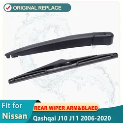 Rear Wiper Blade and Arm for Nissan Qashqai J10 J11 2006-2020 Rogue Pathfinder Windshield Back Wiper Blade Arm 28780-3JA0A