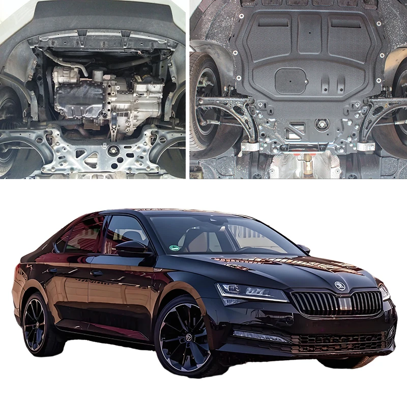 

Car Accessories Black Under Engine Guard Mudguard Board Splash Shield Mud Fender Plate Panel For Skoda SUPERB 2013-2024 1.4T