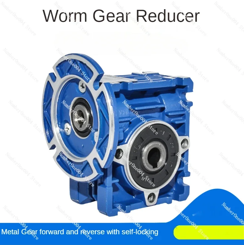 025 Reducer Servo Small Worm and Worm Gear Reducer Nmrv Aluminum Alloy Stepper Motor Reducer