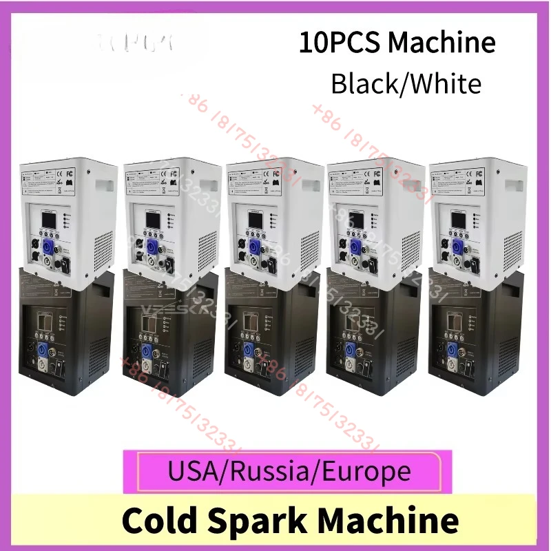 0  Ti Powder 750W Cold Spark Firework Machine Wedding Celebration or 1x Flightcase Remote Control Spark Fountain Sparkular DJ