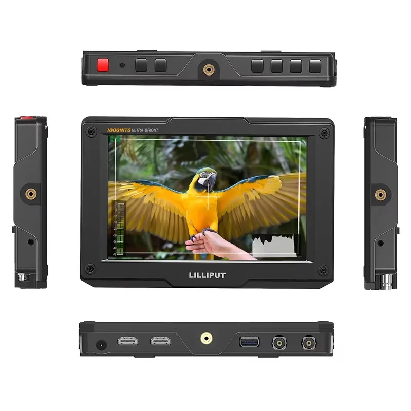 LILLIPUT H7S 7 Inch 1800 Nits Ultra Brightness SDI 4K HDMI-Compatible Tally Field Monitor DSLR On-Camera Monitor