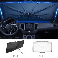 LEIBOO-Parasol para coche, sombrilla protectora para el sol, accesorios de protección del parabrisas Interior, sombreado automático, Verano