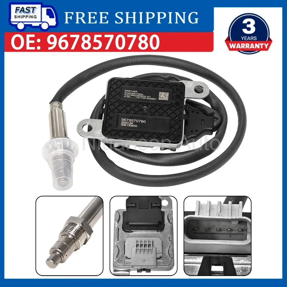 NOX Oxide Sensor 5WK96746A 9678570780 New Car Nitrogen Oxide Sens For Citroen Peugeot 308 3008 5008 2.0 HDi 2012-2021