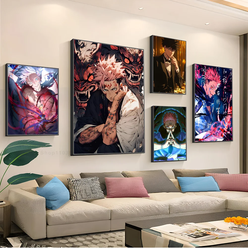 

Jujutsu Kaisen Poster Paper Print Home Living Room Bedroom Entrance Bar Restaurant Cafe Art Painting Decoration