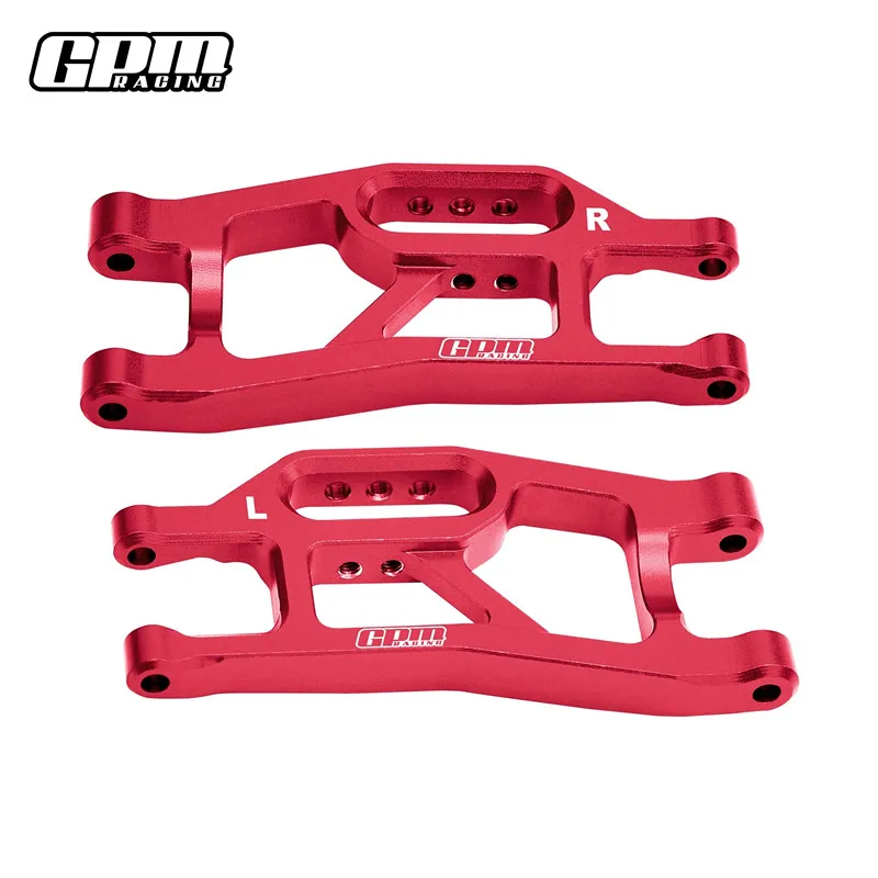 Brazos inferiores delanteros de aluminio GPM 7075 para TRAXXAS MINI MAXX Mini Small X RC piezas 10731 #   TXMM055
