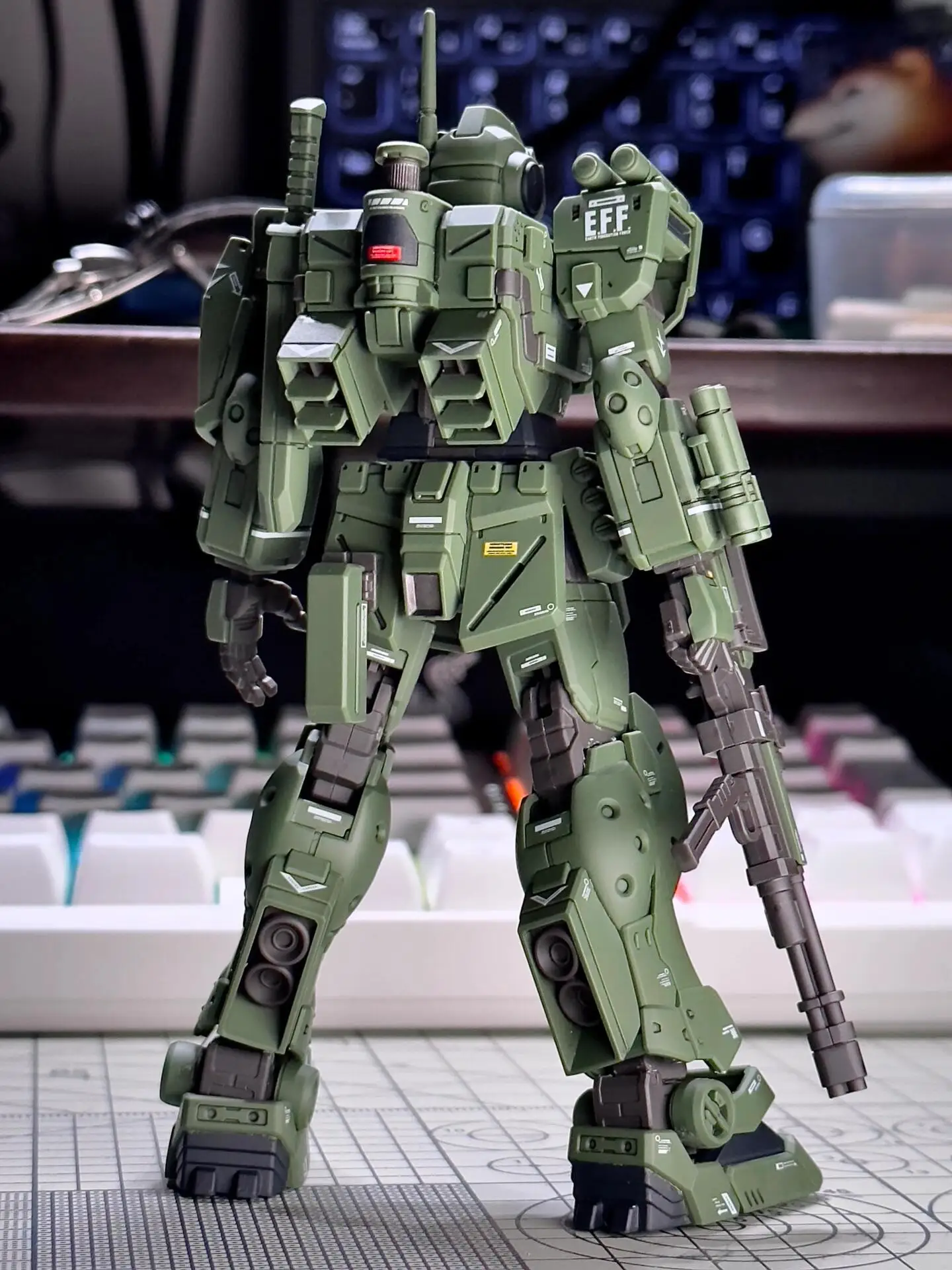 Xfs hg 1/144 RGM-79S gm spartan montagem modelo kit coleção figuras de ação robô fiugrine modelo plástico hobby boneca brinquedo presentes