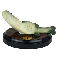 Electronic Singing Plastic Fish Big Mouth Bass Robot Simulation Fishes Novelty Spoof Halloween Decorating Play