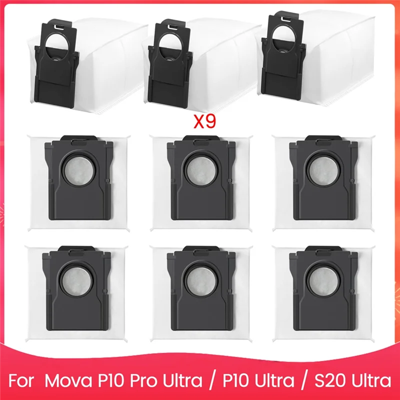 AT28-เปลี่ยนถุงเก็บฝุ่นสําหรับMova P10 Pro Ultra / P10 Ultra / S20 Ultra Self-Empty Stationเครื่องดูดฝุ่นอุปกรณ์เสริม