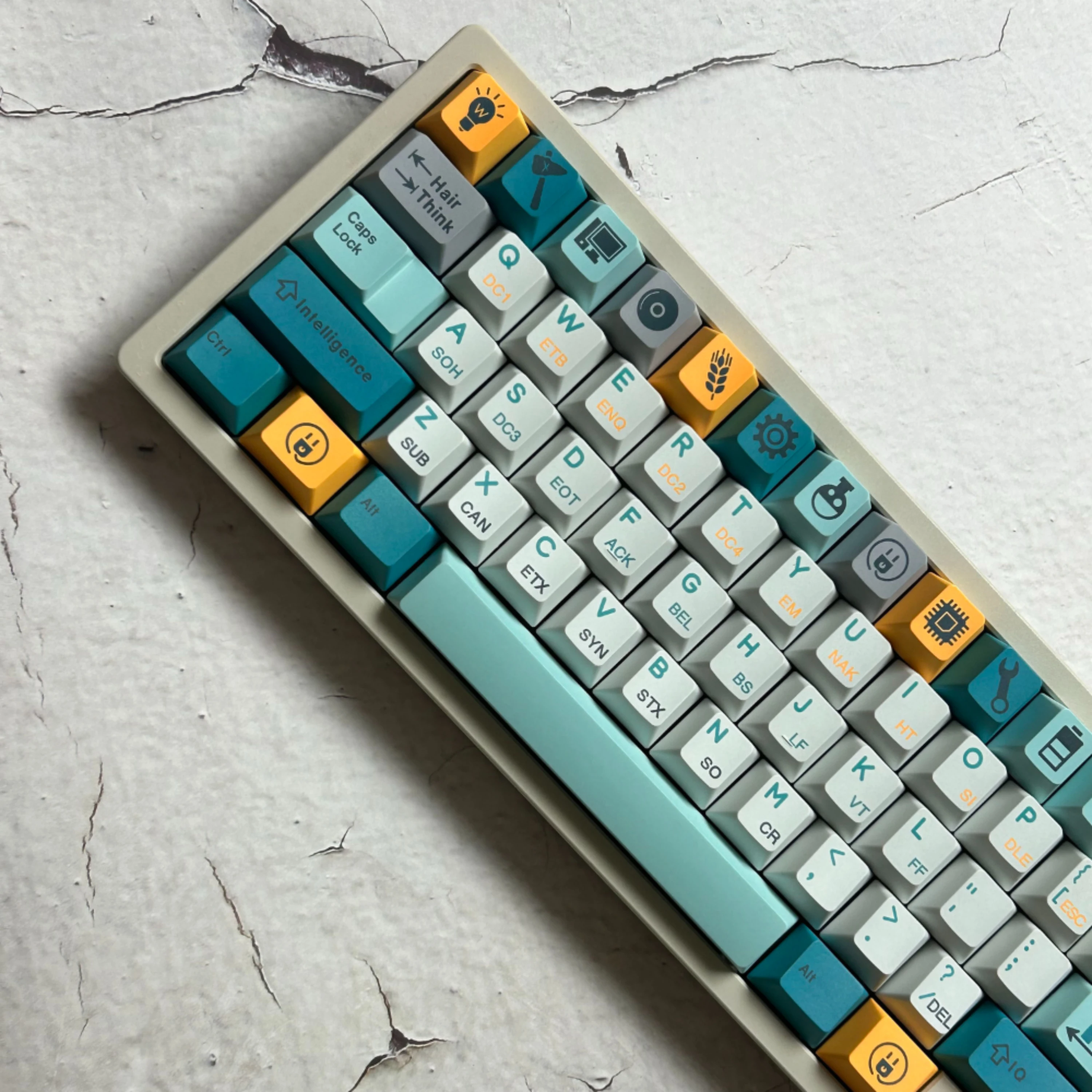 Imagem -05 - Full Conjunto Pbt Custom Keyboard Cap Gmk Tema Evolução Retro Perfil Cereja Acessório Teclado Mecânico