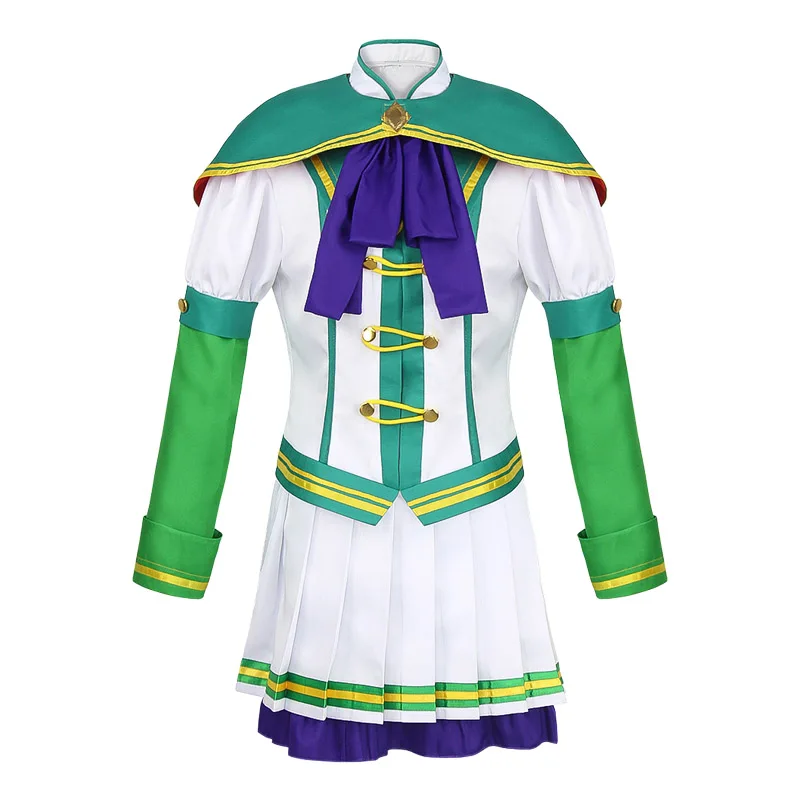 Game Silence Suzuka Cosplay Pretty Derby Cosplay Costume Silence Suzuka Uniform Wig Headdress Halloween Costume for Women Comic