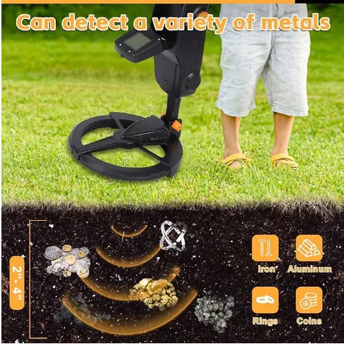 Universal MD-1008A Kids Metal Detector Underground Gold Finder Treasure Hunter Beach Searching Digger Scanner Outdoor Tool