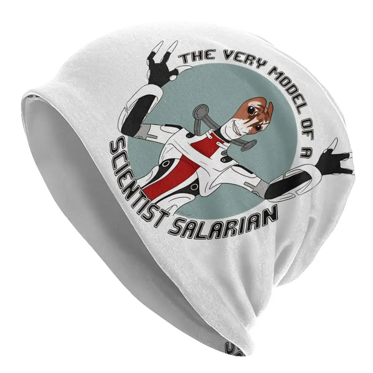Scientist Salarian Effect Mass Game Bonnet Hat Hip Hop Outdoor Skullies Beanies Hat Unisex Warm Thermal Elastic Caps