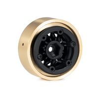 B50B-4 Piece Beadlock Wheel Rim Internal Weight Clamp Ring 9780 140G Brass RC Accessories For TRX4M 1/18 RC Crawler Car Upgrade