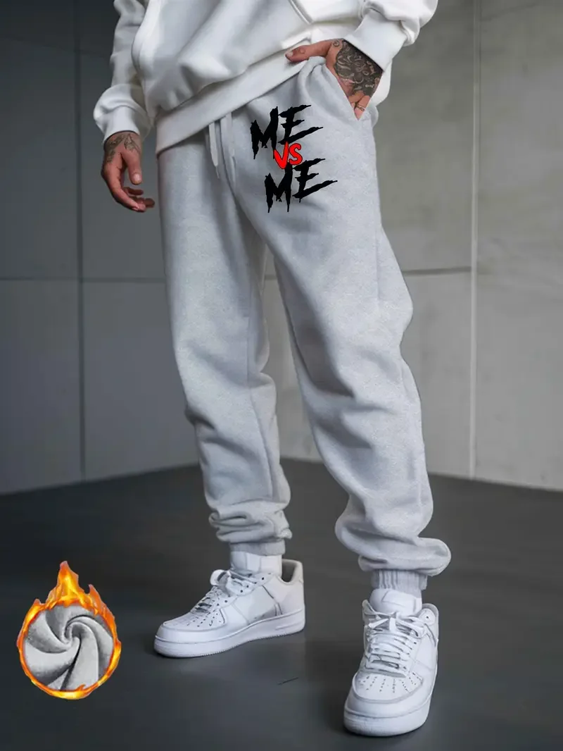 กางเกงวอร์มขายาวผู้ชายสีพื้นสำหรับออกกำลังกาย ฟิตเนส ลำลอง ทรงสกินนี่