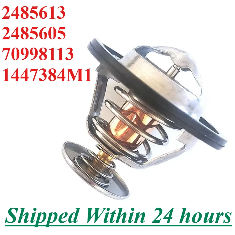 

2485613 2485605 70998113 1447384M1 82℃ Thermostat Cooling Systems For Perkins 1004-4 1004-4T White Tractor 2-105 2-110