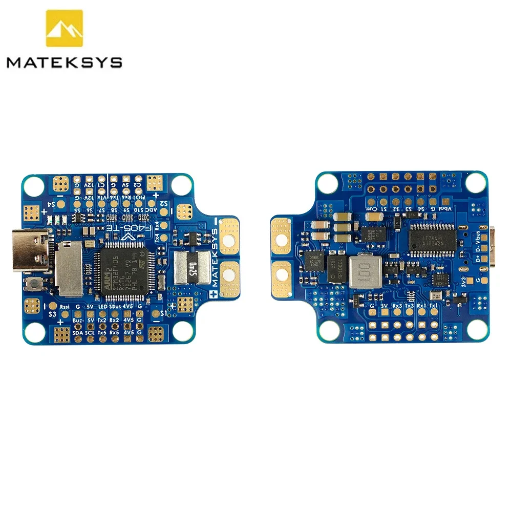 Matek MATEKSYS F405-TE Flight Controller Baro OSD MicroSD Blackbox Dual BEC 220A Current Senor 3-8S PDB 30X30mm for FPV Drones