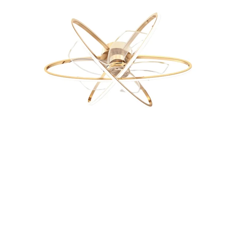 

*Ceiling fan light bedroom dining room invisible simple modern light luxury children's room living room integrated with fan