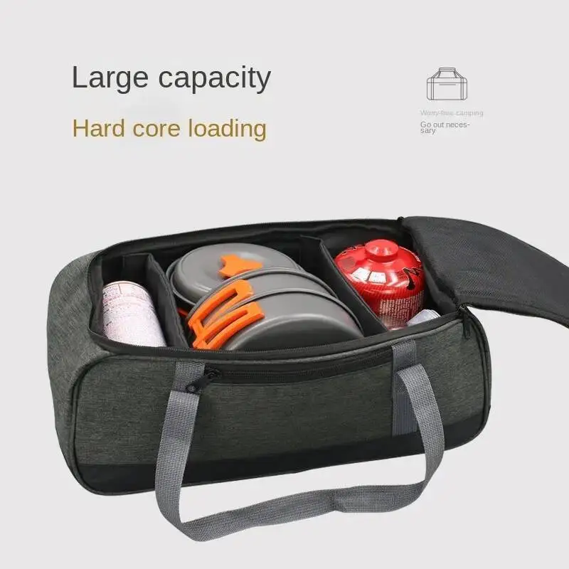 

Newest Hot Stove Head Cooking Utensils Gas Tank Portable Handbags With Large Capcacity Outdoor Storage Bag For Cassette Stove
