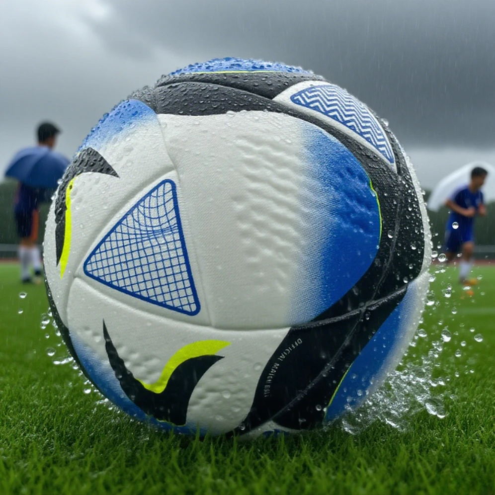 

Standard 5 Soccer Ball High Quality Soft PU Seamless Elasticity Made for Soccer Sports League Training Sessions and Match Play