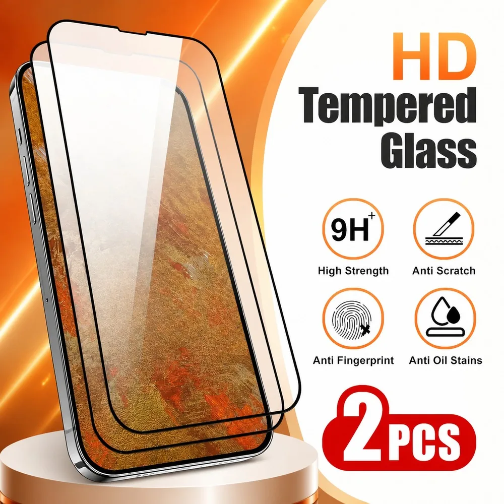 2PCS Tempered Glass For Samsung Galaxy A05 A06 A07 A15 A16 A17 Screen Protector For Samsung Galaxy A23 A24 4G A25 A26 A27 A31 HD