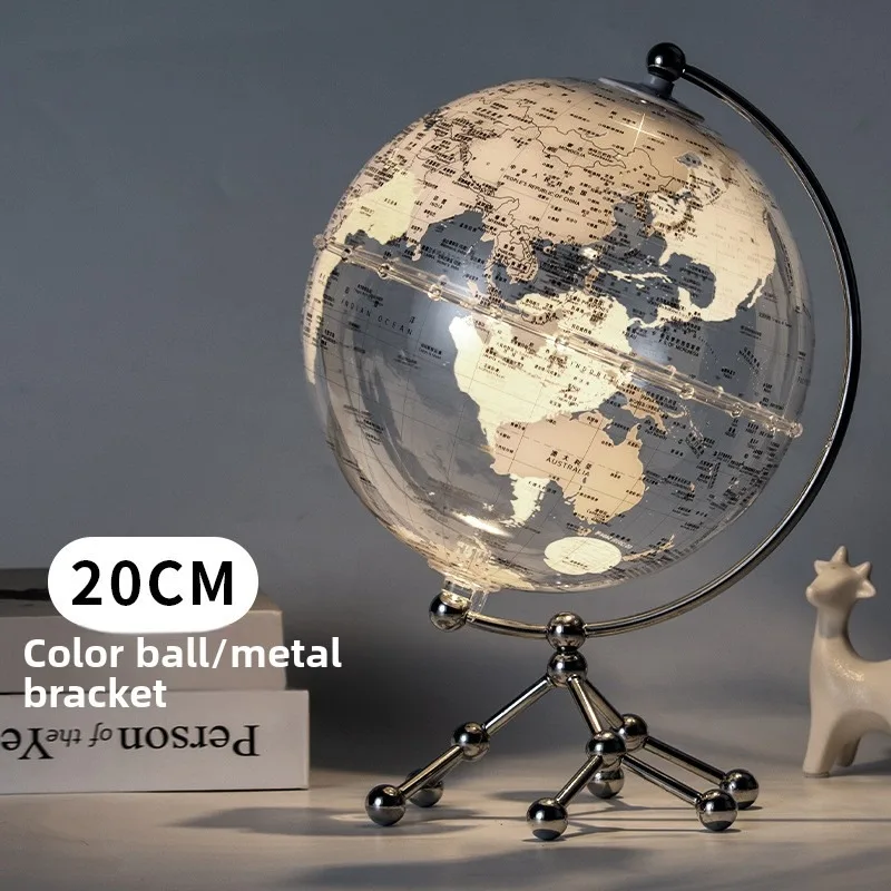 

Earth 20cm Glowing Warm Light Series Light Luxury Study and Living Room Xuan Guang Home Decoration Globe