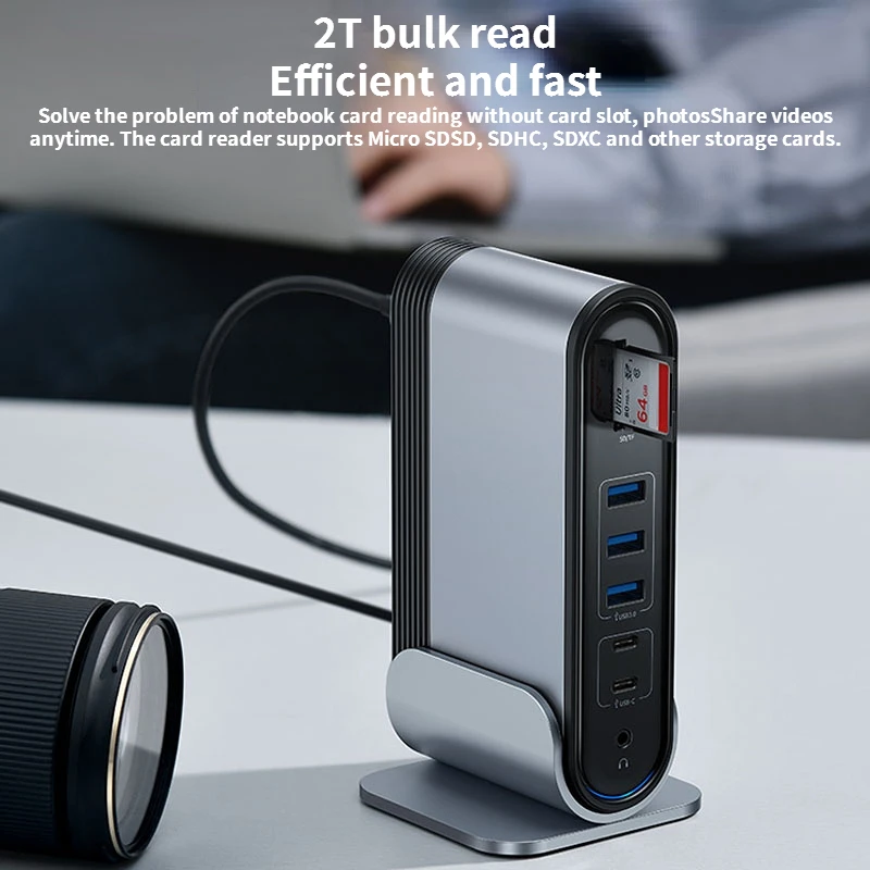 Baseus Expansion Dock USB Desktop Extension Typec Splitter Hub Plug Multi Interface HDMI Cable for Huawei Macbook iPhone Laptops