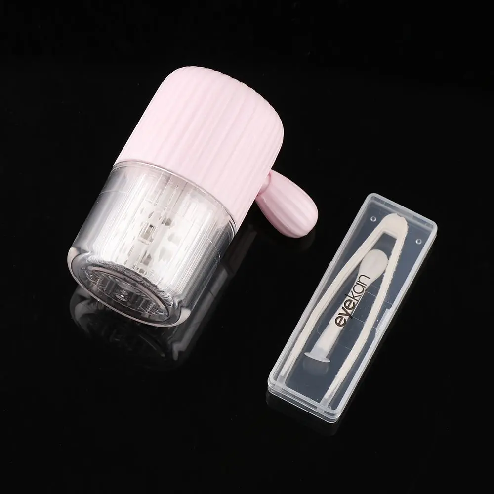 Contact Lens Washer Cartoon Cactus Contact Lenses Cleaning tools Colored Contact Lens Cleaner Stretch Manual Cleaner image 4