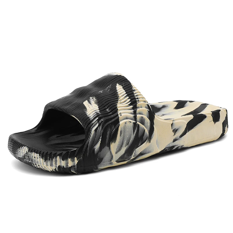 Camouflage Tie-dye Loafers Unisex Slip-on Shoes Outdoor Choice Lightweight Casual Sandals for Men Indoor Home Women Slippers