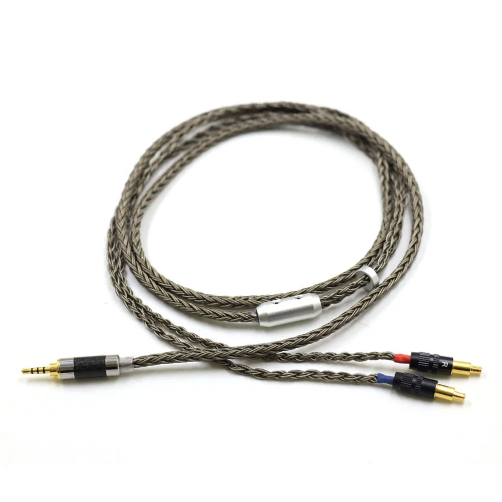 Haldane Gun-Color 16core for Technica ATH-WP900 MSR7B AP2000 ES770H SR9 ADX5000 XLR/2.5/4.4 مللي متر توازن سماعة ترقية كابل