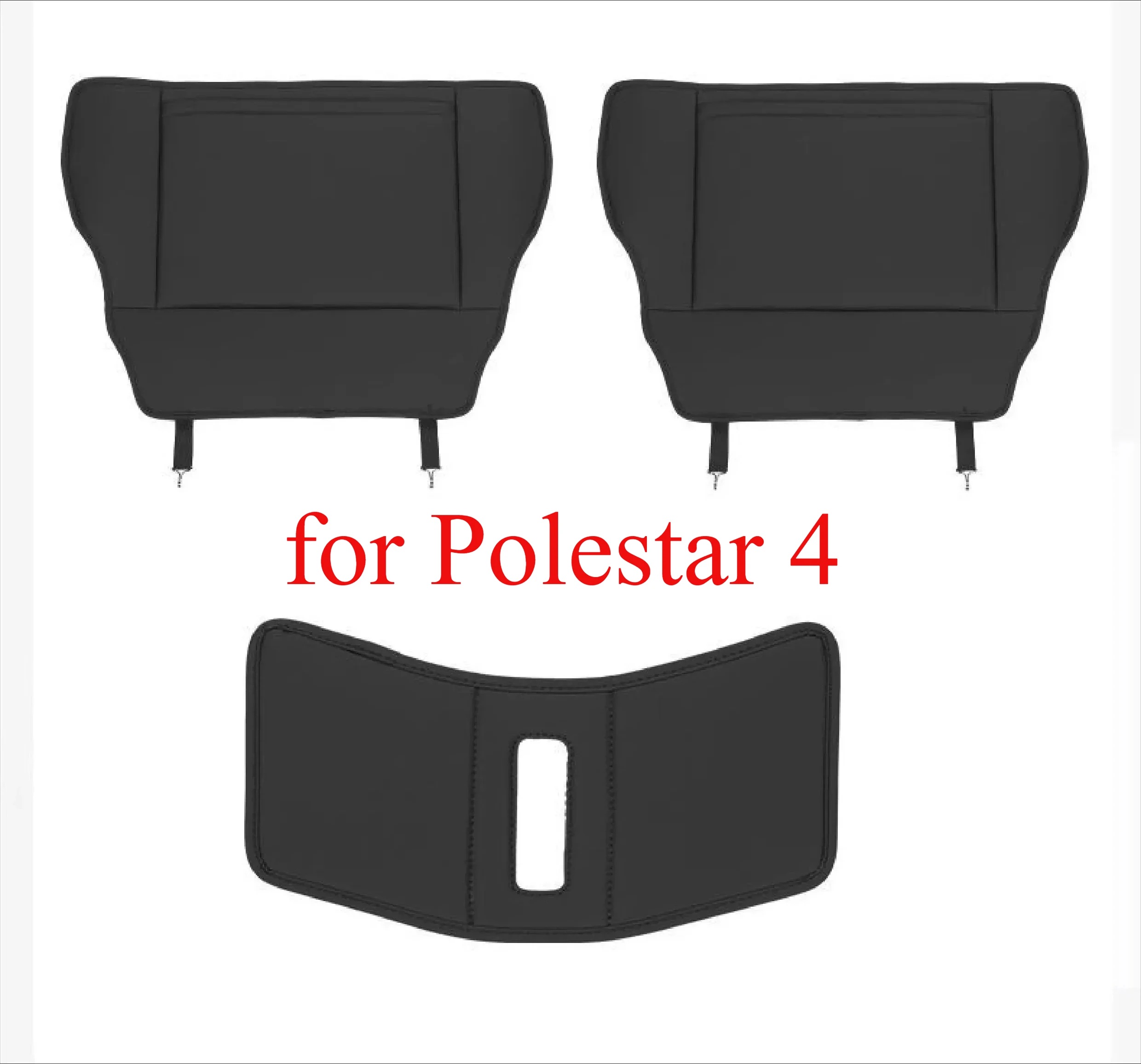 

Защитная пленка для спинки автомобильного сиденья, кожаная антигрязная подушка для сиденья, антигрязные коврики для Polestar 4, автомобильный Стайлинг, аксессуары для интерьера