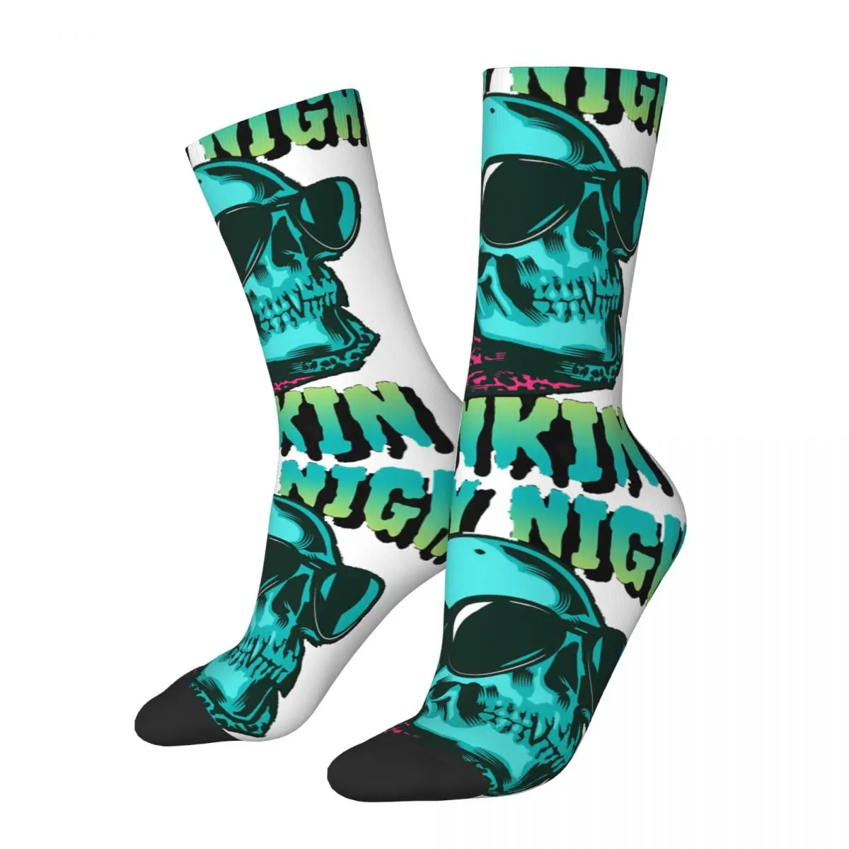 

Funny Happy Crossbones Men's Socks Retro Harajuku Friday Night Funkin Street Style Novelty Casual Crew Crazy Sock Gift Printed