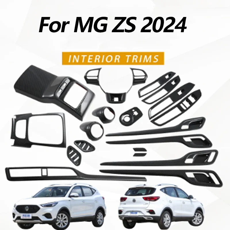 

For MG ZS ZS11 MGZS ZX 2025 2024 LHD Car Modified Trim Panel Car Armrest Cover Center Control Panel Interior Car Accessories