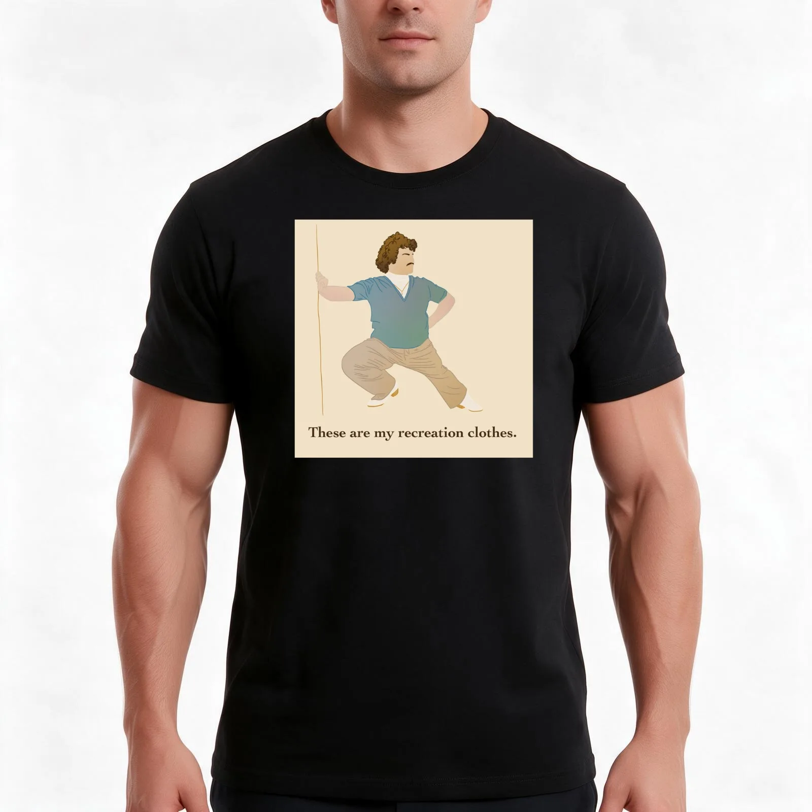 Nacho Libre Recreation Clothes T-Shirt Summer Casual Cotton Tee Oversized Streetwear Tops Vintage Graphic Print 100% Cotton