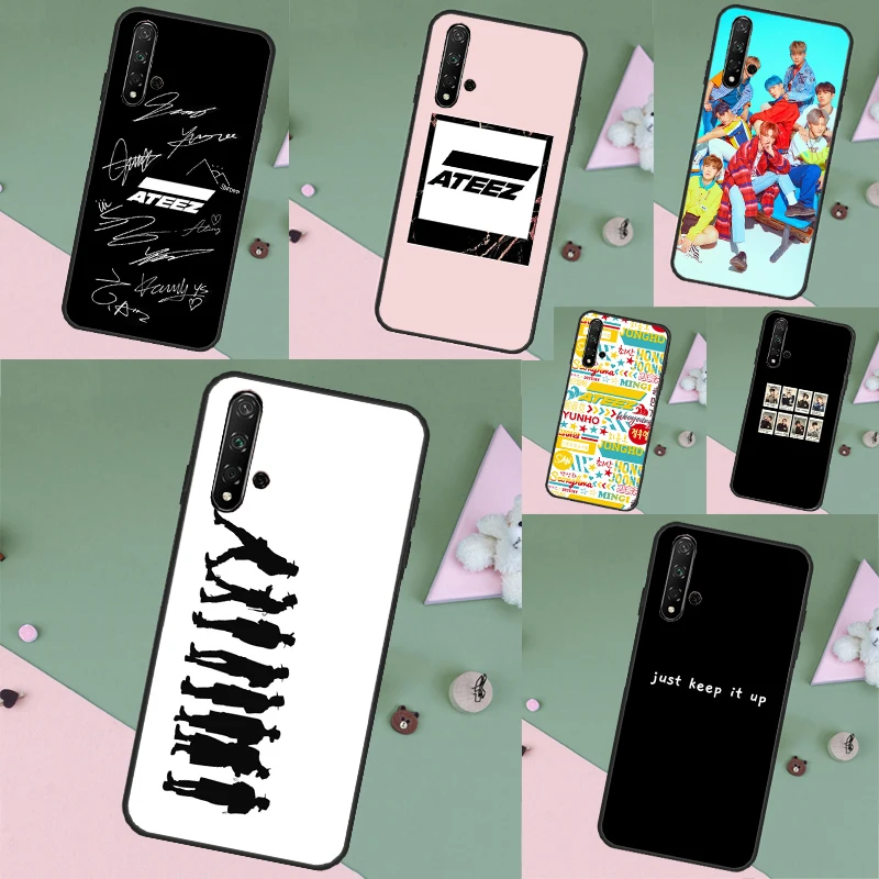 KPOP ATEEZ Case For Huawei Nova Y90 Y70 Y61 Y60 5T 9 10 SE 3i 7i 8i 11i P Smart P20 P40 Lite P30 Pro