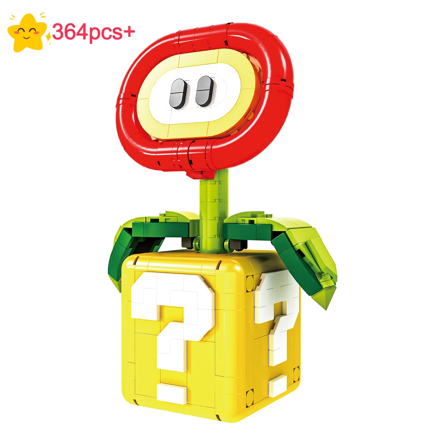 Blocos de Montar Criativos 2026 Modelo MOC Flor de Chama, Planta em Vaso, Brinquedos DIY para Mesa, Presentes de Aniversário para Crianças