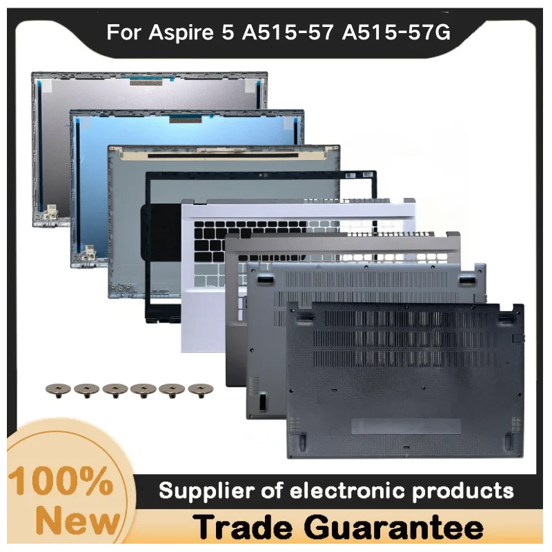New For Kailxuling Aspire 5 A515-57 A515-57G LCD Cover/Front Bezel/Bottom/Palm rest with keyboard Plastic Material A B C D Shell